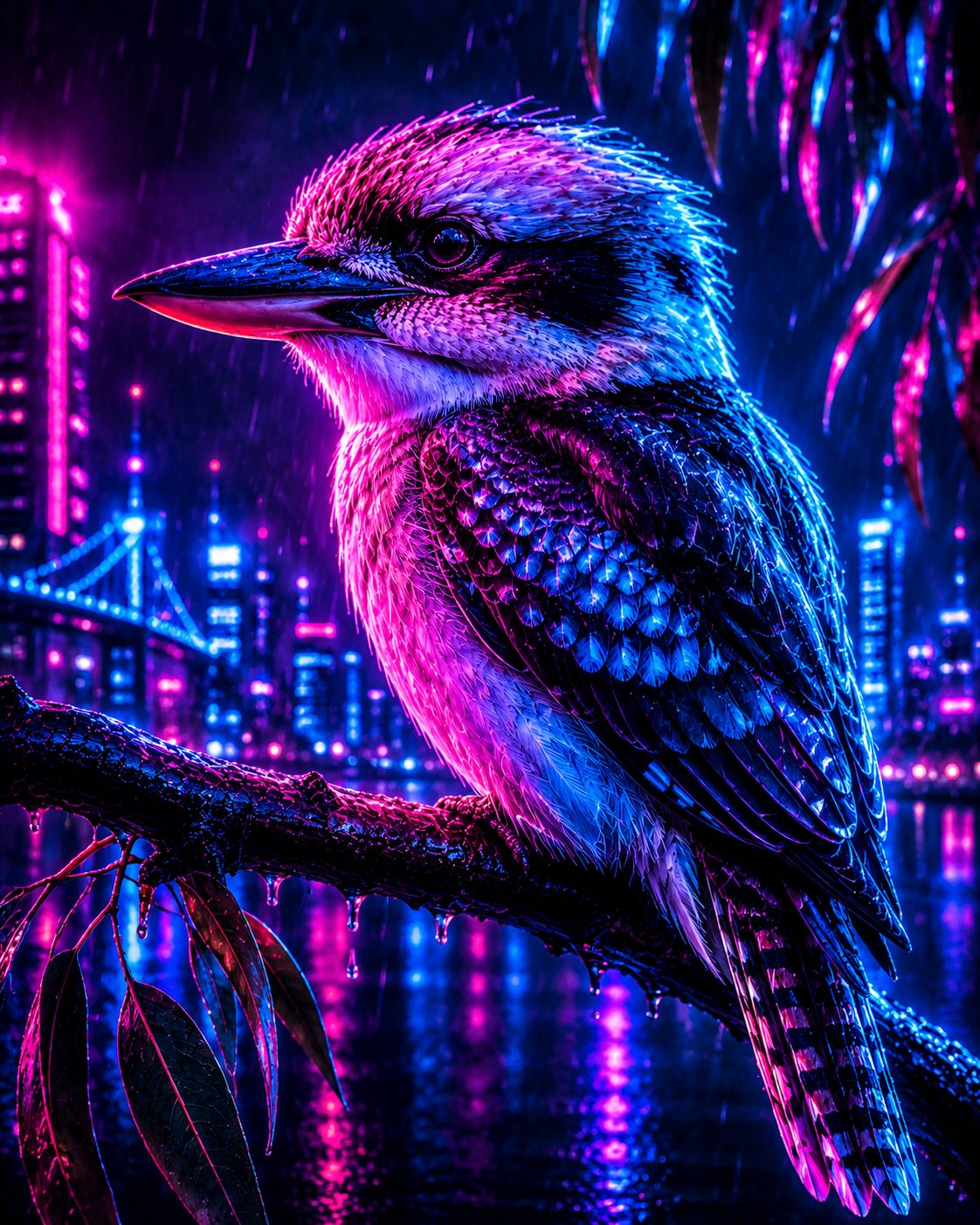Neon Kookaburra