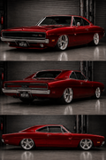 68 Charger Candy Apple Red