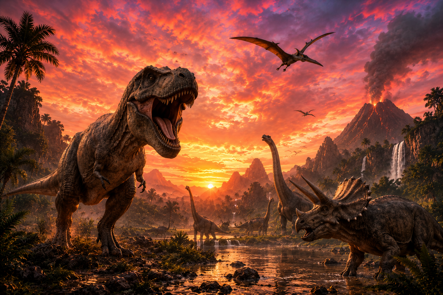 Jurassic Sunset