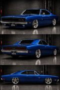 68 Charger Metallic Blue
