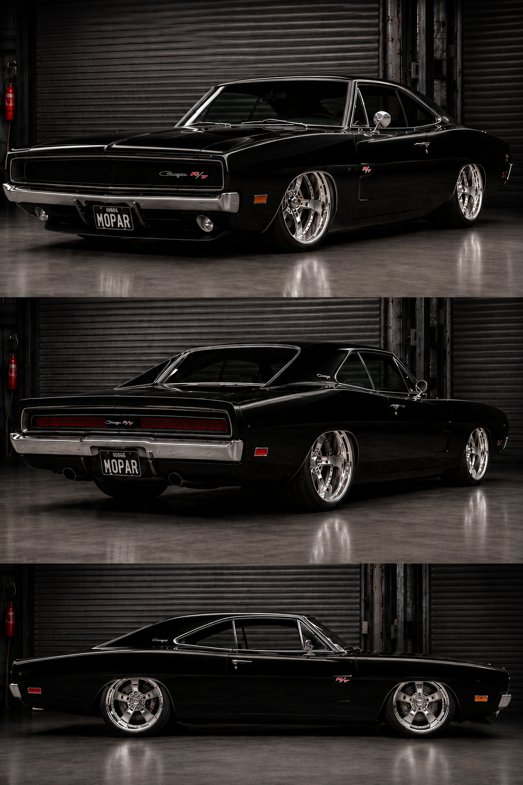 68 Charger Black